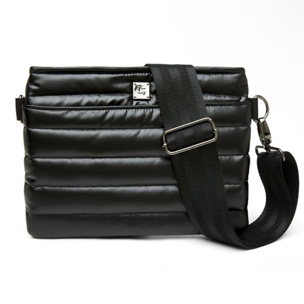 NWT THINK ROYLN Bum Bag 2.0 with Wide Adjustable Strap - Pearl Black